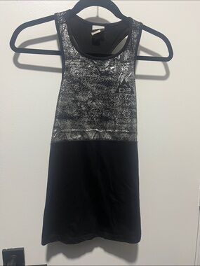 Varsity D2 Summit Black and Silver Athletic Tank Top
